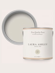 Laura Ashley Pale Dove Grey 2.5 Litre Kitchen And Bathroom Paint - Image 4 of 4