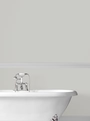 Laura Ashley Dove Grey White 2.5 Litre Kitchen And Bathroom Paint - Image 1 of 4
