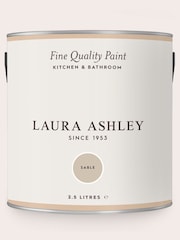 Laura Ashley Natural Sable 2.5 Litre Kitchen And Bathroom Paint - Image 3 of 4