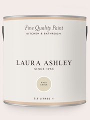 Laura Ashley Pale Natural Sable 2.5 Litre Kitchen And Bathroom Paint - Image 3 of 4