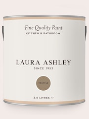 Laura Ashley Truffle Natural 2.5 Litre Kitchen And Bathroom Paint - Image 3 of 4