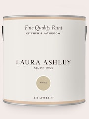 Laura Ashley Natural Twine 2.5 Litre Kitchen And Bathroom Paint - Image 3 of 4