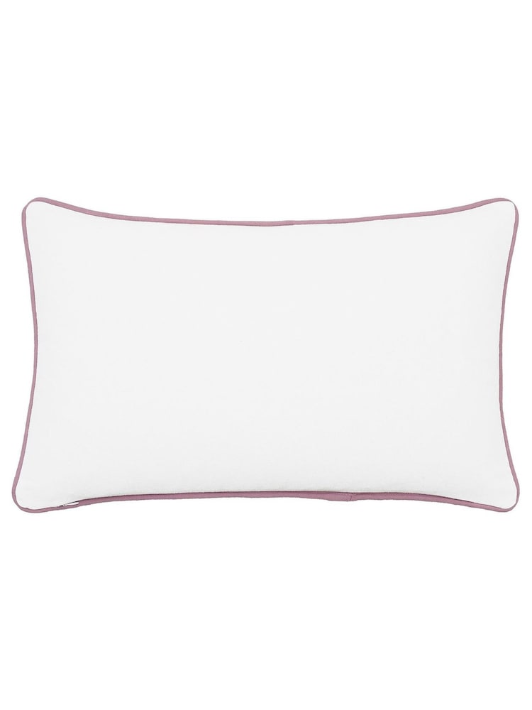 Laura Ashley Grape Purple Gosford Anniverary Feather Filled 100% Cotton Cushion - Image 4 of 4