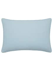 Laura Ashley Midnight Blue Summer Palace Feather Filled 100% Cotton Cushion - Image 3 of 3