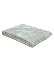 Laura Ashley Steel Grey Josette Knitted Throw - Image 3 of 3