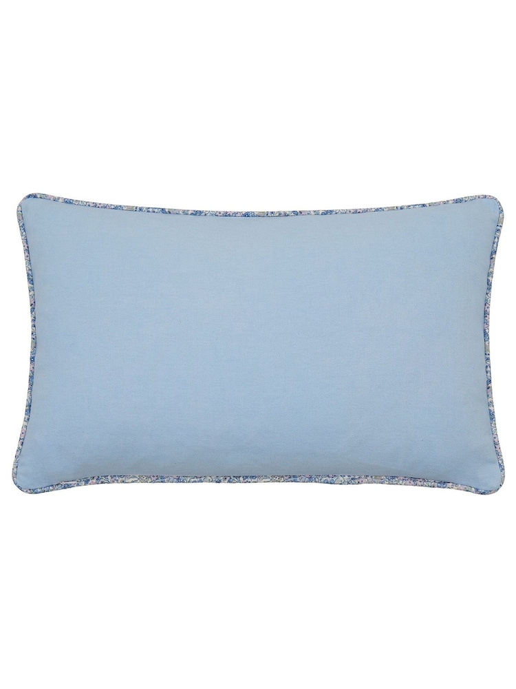 Laura Ashley Coral Pink Joyful Feather Filled Cushion - Image 3 of 3