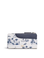 Radley London White Pockets Toile Large Bifold Matinee Purse - Image 1 of 3