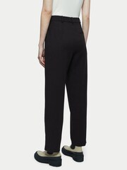 Jigsaw Black Fluid Twill Logan Trousers - Image 1 of 4