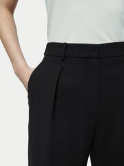 Jigsaw Black Fluid Twill Logan Trousers - Image 3 of 4