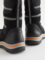 Black Water Resistant Thinsulate™ Warm Lined Snow Boots - Image 5 of 6