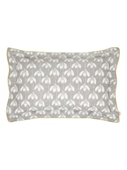 Scion Grey Snow Drop 100% Cotton Oxford Pillowcase - Image 4 of 4