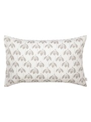 Scion Grey Snow Drop 100% Cotton Housewife Pillowcase - Image 3 of 3