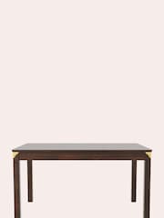 Laura Ashley Dark Chestnut Balmoral 4-6 Seater Fixed Dining Table - Image 2 of 4