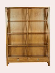 Laura Ashley Honey Gold Balmoral Two Drawer Double Bookcase - Image 2 of 4