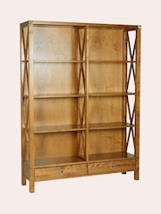 Laura Ashley Honey Gold Balmoral Two Drawer Double Bookcase - Image 3 of 4
