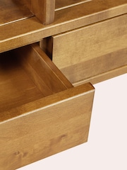 Laura Ashley Honey Gold Balmoral Two Drawer Double Bookcase - Image 4 of 4