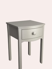 Laura Ashley Pale French Grey Broughton Bedside Table - Image 3 of 5