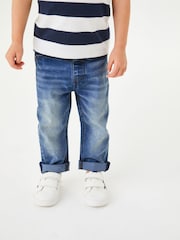 Light Blue Regular Fit Comfort Stretch Jeans (3mths-7yrs) - Image 1 of 7
