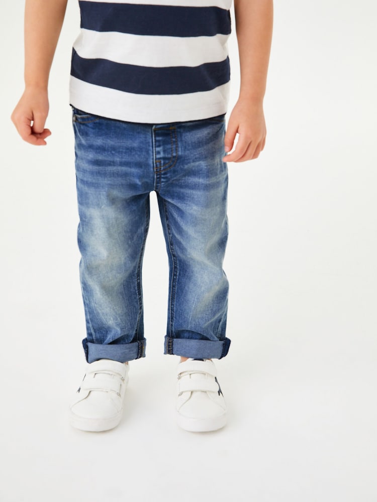 Light Blue Regular Fit Comfort Stretch Jeans (3mths-7yrs) - Image 1 of 7