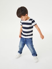 Light Blue Regular Fit Comfort Stretch Jeans (3mths-7yrs) - Image 3 of 7