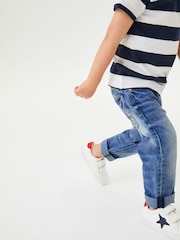 Light Blue Regular Fit Comfort Stretch Jeans (3mths-7yrs) - Image 4 of 7