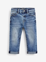 Light Blue Regular Fit Comfort Stretch Jeans (3mths-7yrs) - Image 5 of 7