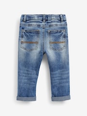 Light Blue Regular Fit Comfort Stretch Jeans (3mths-7yrs) - Image 6 of 7