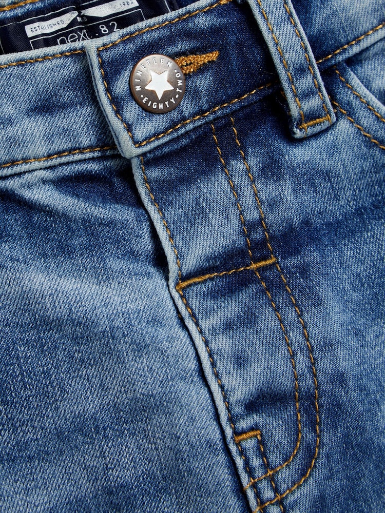 Light Blue Regular Fit Comfort Stretch Jeans (3mths-7yrs) - Image 7 of 7