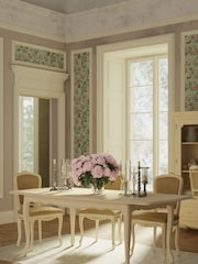 Laura Ashley Ivory Provencale 6-8 Seater Extending Dining Table - Image 1 of 5