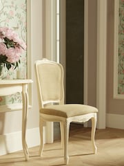 Laura Ashley Set of 2 Ivory Provencale Dining Chairs - Image 1 of 3