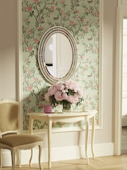 Laura Ashley Ivory Provencale Half Moon Console Table - Image 1 of 4