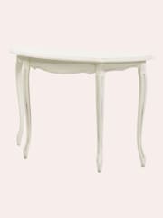 Laura Ashley Ivory Provencale Half Moon Console Table - Image 4 of 4