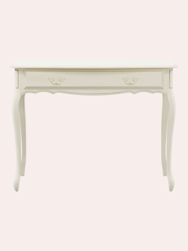 Laura Ashley Ivory Provencale 1 Drawer Console Table - Image 2 of 4