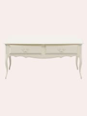 Laura Ashley Ivory Provencale 2 Drawer Coffee Table - Image 2 of 4