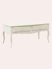 Laura Ashley Ivory Provencale 2 Drawer Coffee Table - Image 3 of 4