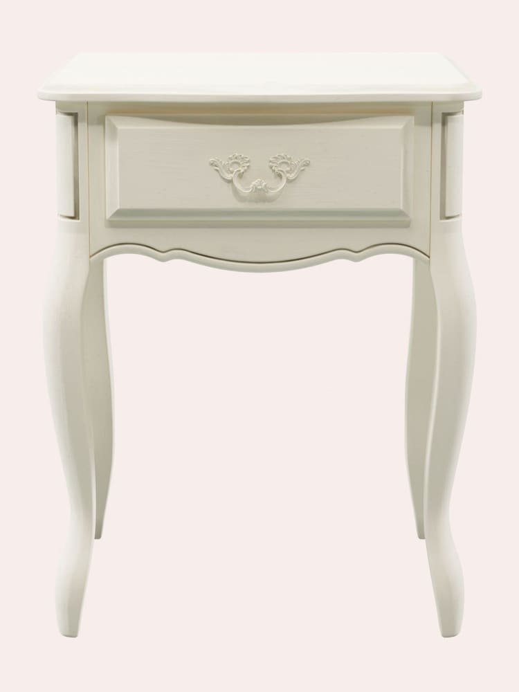 Laura Ashley Ivory Provencale 1 Drawer Side Table - Image 2 of 4