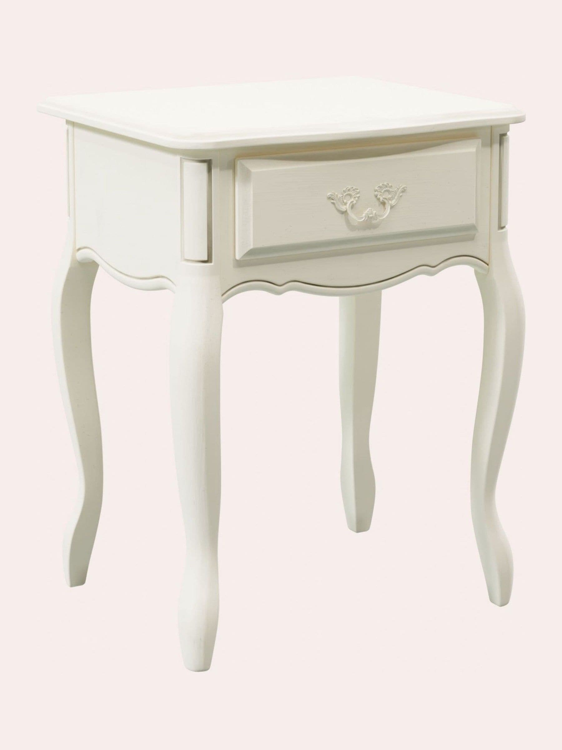 Buy Laura Ashley Ivory Provencale 1 Drawer Side Table from the