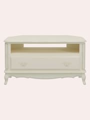 Laura Ashley Ivory Provencale 1 Drawer Corner TV Stand - Image 2 of 4