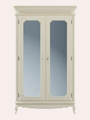 Laura Ashley Ivory Provencale Double Mirrored Wardrobe - Image 2 of 5