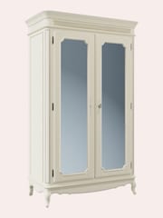 Laura Ashley Ivory Provencale Double Mirrored Wardrobe - Image 3 of 5