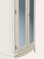 Laura Ashley Ivory Provencale Double Mirrored Wardrobe - Image 5 of 5