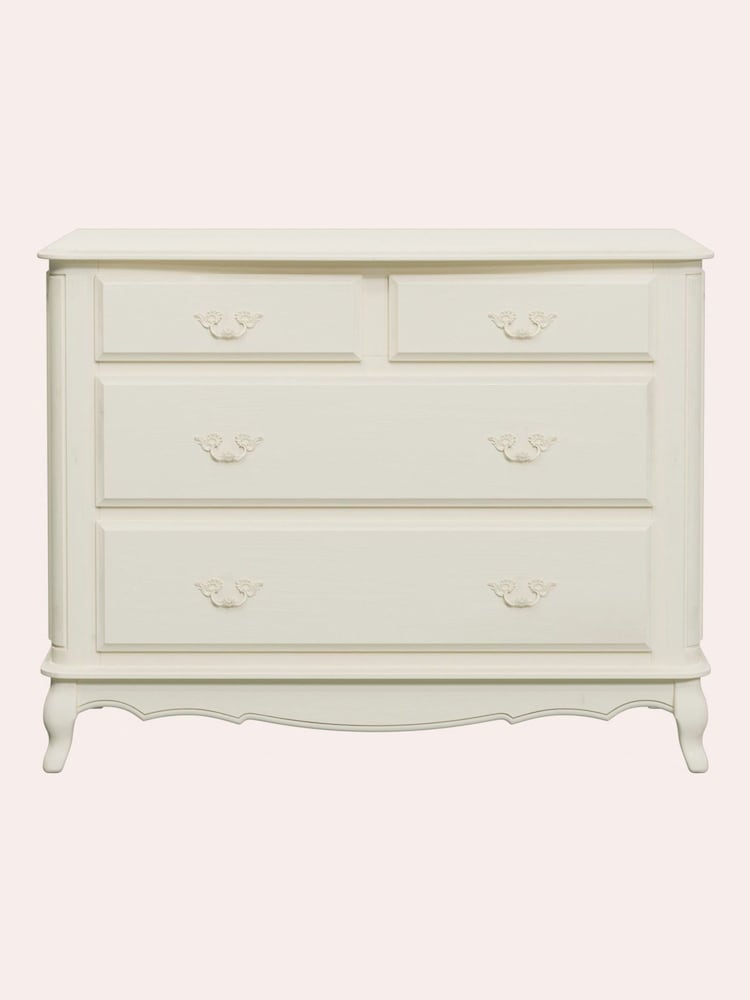 Laura Ashley Ivory Provencale Chest Of 4 Drawers - Image 2 of 4