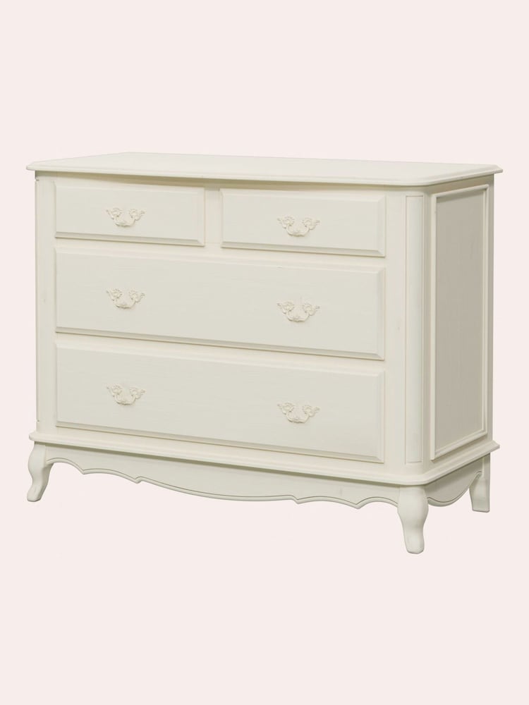 Laura Ashley Ivory Provencale Chest Of 4 Drawers - Image 4 of 4