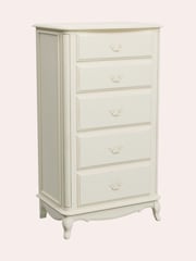 Laura Ashley Ivory Provencale 5 Drawer Tall Chest - Image 3 of 4