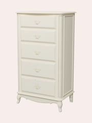 Laura Ashley Ivory Provencale 5 Drawer Tall Chest - Image 4 of 4