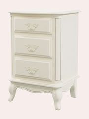 Laura Ashley Ivory Provencale 3 Drawer Bedside Chest - Image 2 of 4