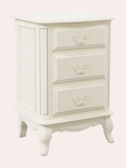 Laura Ashley Ivory Provencale 3 Drawer Bedside Chest - Image 3 of 4
