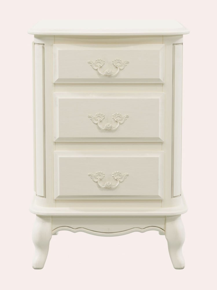Laura Ashley Ivory Provencale 3 Drawer Bedside Chest - Image 4 of 4