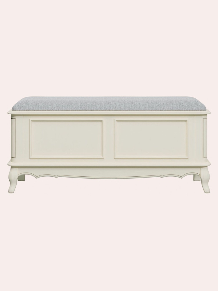 Laura Ashley Ivory Provencale Blanket Box - Image 2 of 4