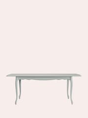 Laura Ashley Dove Grey Provencale 6-8 Seater Extending Dining Table - Image 4 of 5